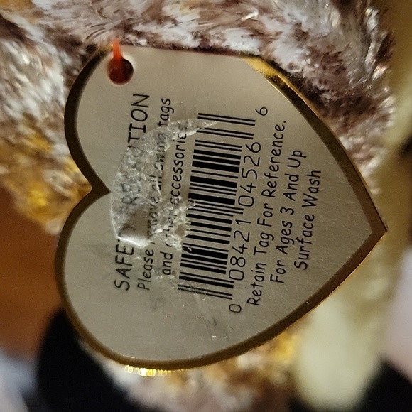 Vtg 2001 Ty Wise Owl Smarter Graduation School College Beanie Baby Error - Picture 12 of 14